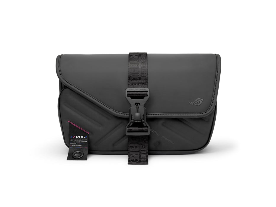 EAN 4711387814796 - ASUS BC3004 ROG SLASH SLING BAG 4.0 cuero PU, Poliéster Negro imagen 1