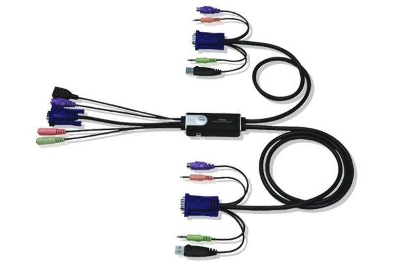 EAN 4710423774803 - ATEN CS52A-AT interruptor KVM Negro imagen 1