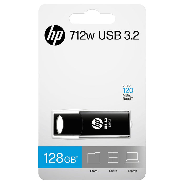 EAN 4718006457693 - HP 712w unidad flash USB 128 GB USB tipo A 3.2 Gen 1 (3.1 Gen 1) Negro imagen 5