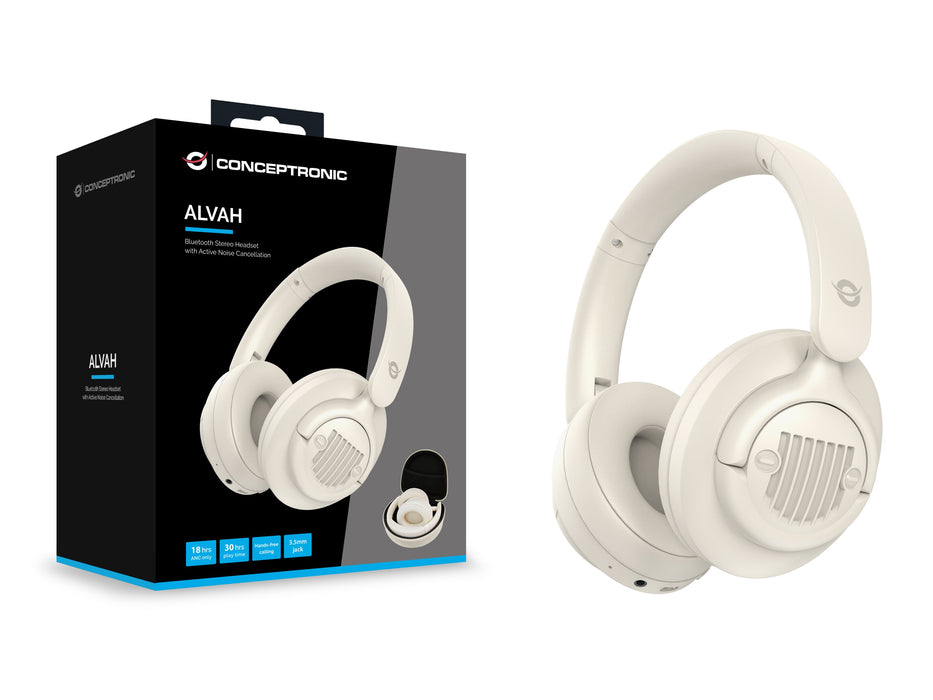 EAN 4015867238660 - Conceptronic ALVAH02C auricular y casco Auriculares Inalámbrico y alámbrico Diadema Música Bluetooth Crem imagen 4