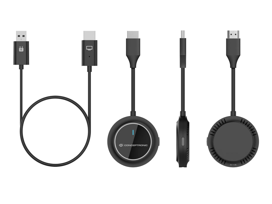 EAN 4015867242858 - Conceptronic ATHERIC02B adaptador de pantalla inalámbrico HDMI/USB Full HD Mochila imagen 2