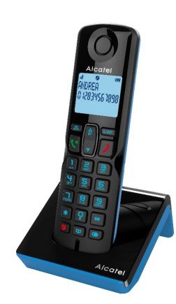 EAN 3700601425383 - Alcatel S280 SOLO BLUE Teléfono DECT Identificador de llamadas Negro, Azul imagen 1