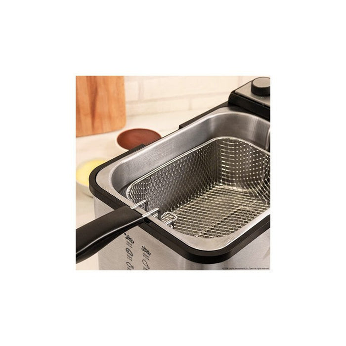 EAN 8435484030731 - Cecotec CleanFry Infinity 3000 Sencillo 5,6 L Independiente 2400 W Freidora Negro, Acero inoxidable imagen 3