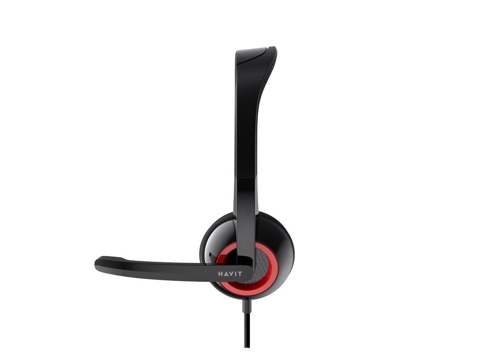 EAN 6939119033705 - Havit H202d (Black) Auriculares Alámbrico Diadema Llamadas/Música Negro, Rojo imagen 4