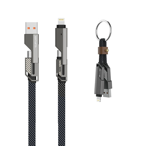 EAN 4252011911363 - 4smarts 541456 cable USB 1,5 m USB A/USB C USB C/Lightning Grafito imagen 2