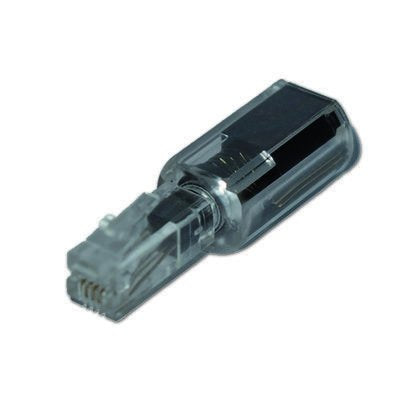 EAN 4260283117550 - MediaRange MRCS305 conector RJ-11 Negro, Transparente imagen 1