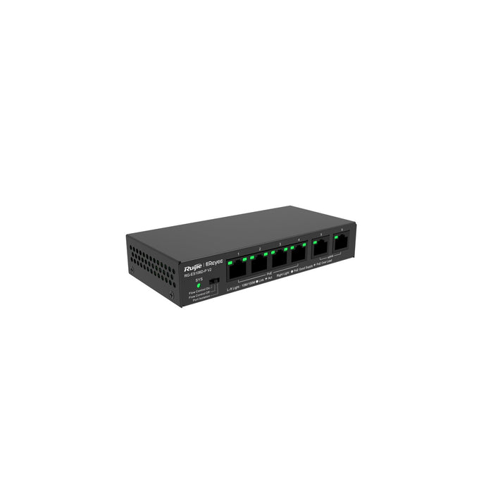 EAN 6971693272989 - Ruijie Networks RG-ES106D-P V2 switch No administrado Fast Ethernet (10/100) Energía sobre Ethernet (PoE) imagen 3