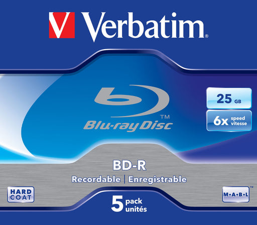 EAN 0023942437154 - Verbatim 43715 disco blu-ray lectura/escritura (BD) BD-R 25 GB 5 pieza(s) imagen 1