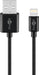 EAN 4040849635236 - Goobay 63523 cable de conector Lightning 1 m Negro imagen 1