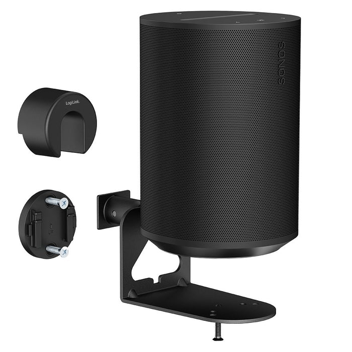 EAN 4052792076202 - LogiLink BP0207 soporte de altavoz Pared Plástico, Acero Negro imagen 3