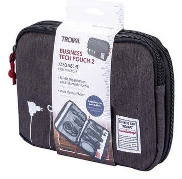 EAN 4024023022166 - TROIKA BUSINESS TECH POUCH 2 organizador personal Poliéster Negro, Gris imagen 4