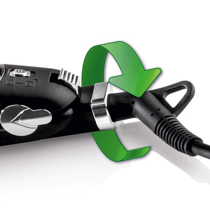 EAN 5608475023415 - Haeger HS-45B.007A Utensilio de peinado Plancha de pelo Vapor Negro 2,5 m imagen 2