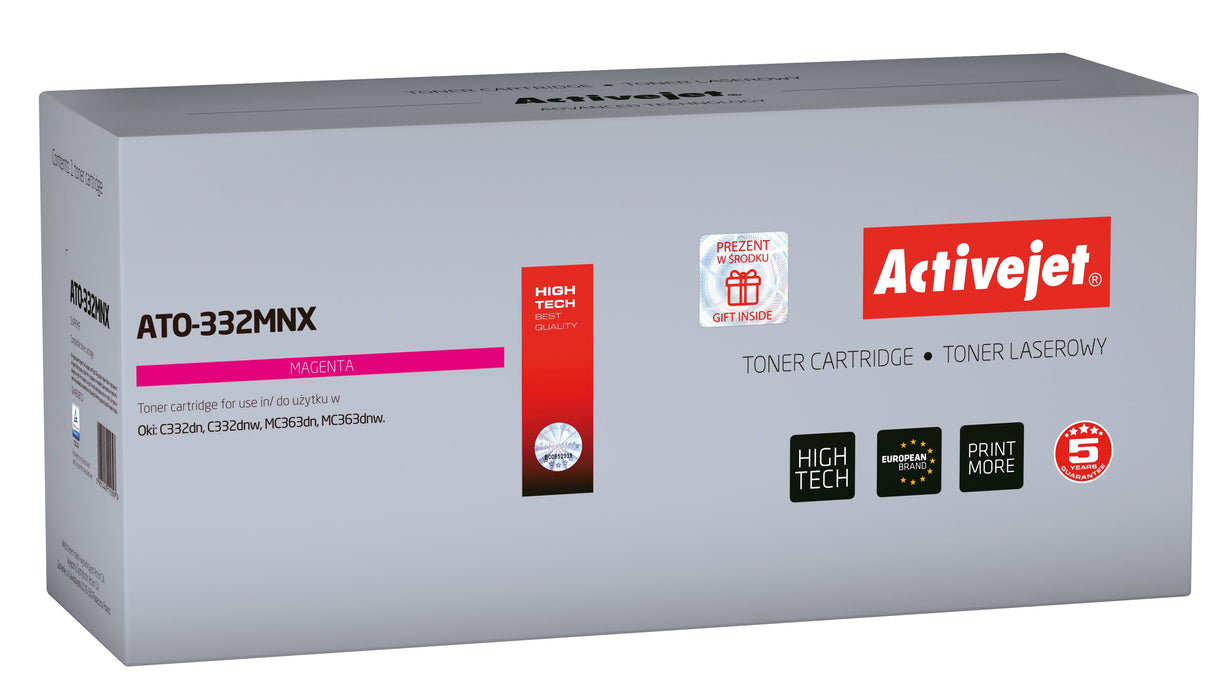 EAN 5901443115397 - Activejet ATO-332MNX cartucho de tóner 1 pieza(s) Compatible Magenta imagen 1