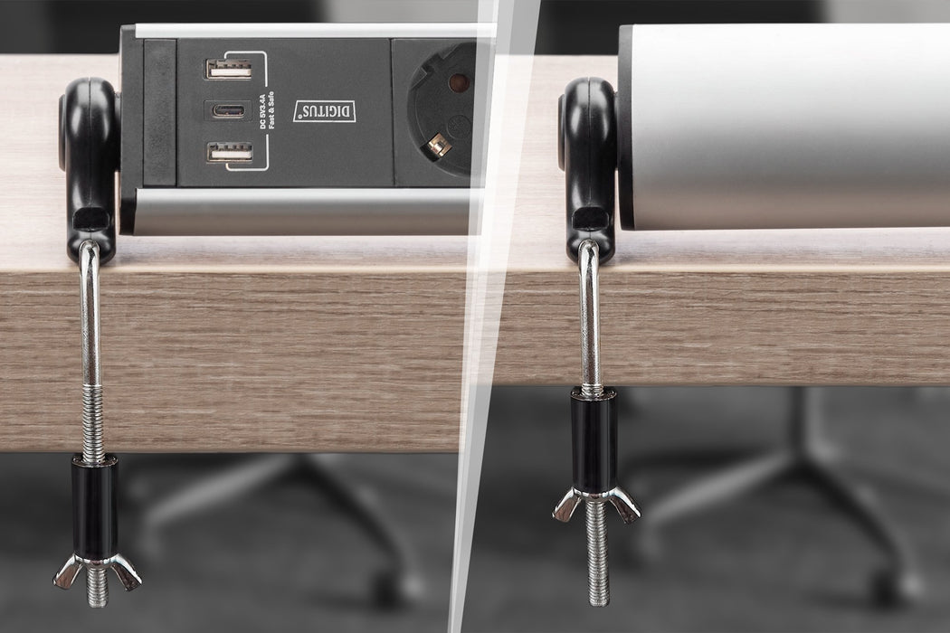 EAN 4016032487012 - Digitus DA-70624 base múltiple 1,5 m 6 salidas AC Interior Negro, Plata imagen 2