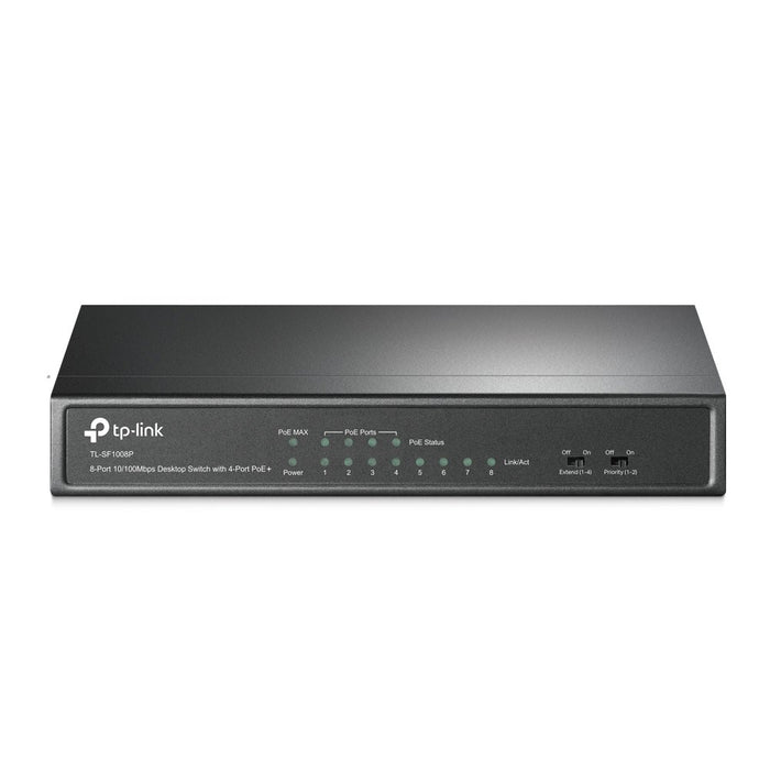EAN 6935364021665 - TP-Link TL-SF1008P No administrado Fast Ethernet (10/100) Energía sobre Ethernet (PoE) Negro imagen 1