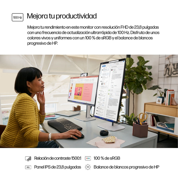 EAN 0197961404357 - HP Series 5 Pro 23.8 inch FHD Monitor - 524pf PVC Free pantalla para PC 60,5 cm (23.8") 1920 x 1080 Pixel imagen 10