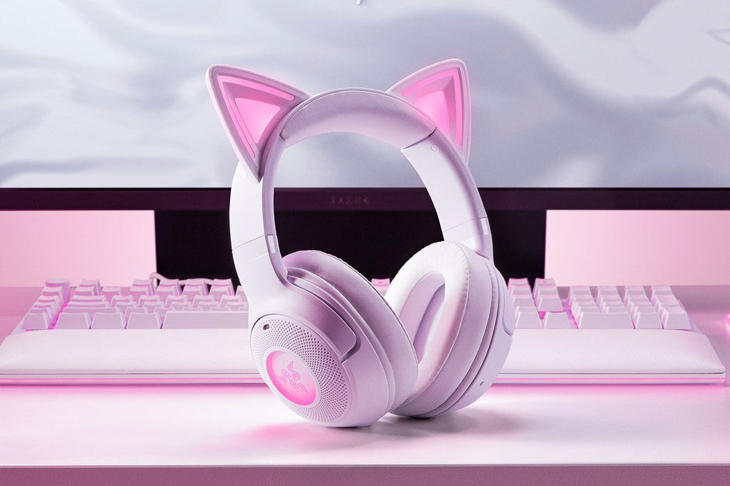 EAN 8887910061015 - Razer Kraken Kitty V2 BT Auriculares Inalámbrico Diadema Juego Bluetooth Blanco imagen 6