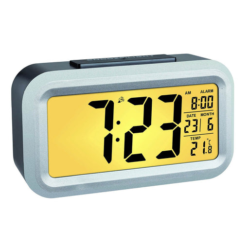 EAN 4009816033352 - TFA-Dostmann LUMIO PLUS Reloj despertador digital Negro, Plata imagen 2