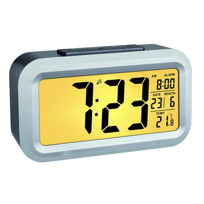 EAN 4009816033352 - TFA-Dostmann LUMIO PLUS Reloj despertador digital Negro, Plata imagen 2