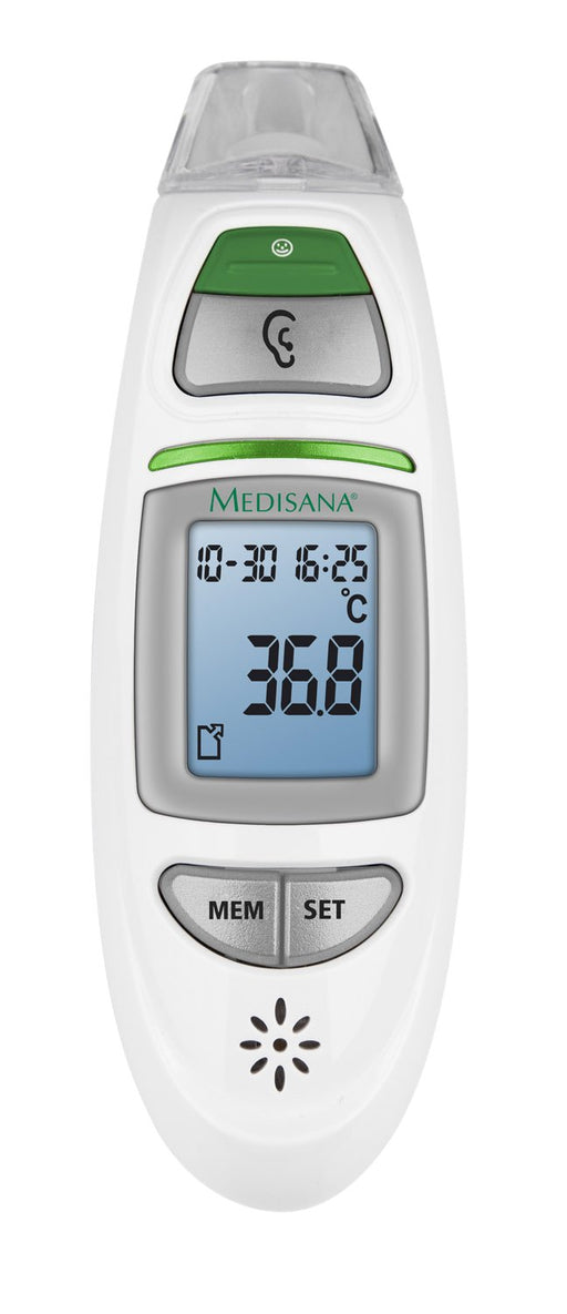 EAN 4015588761454 - Medisana TM 750 termómetro digital Termómetro con sensor remoto Blanco Oído, Frente Botones imagen 2