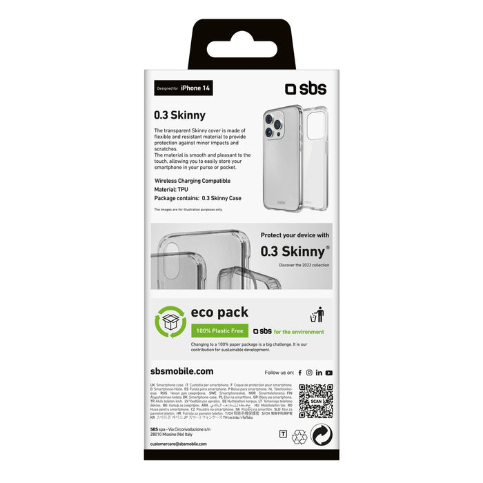 EAN 8018417449406 - SBS TESKINIP1561PT funda para teléfono móvil 15,5 cm (6.1") Transparente imagen 4