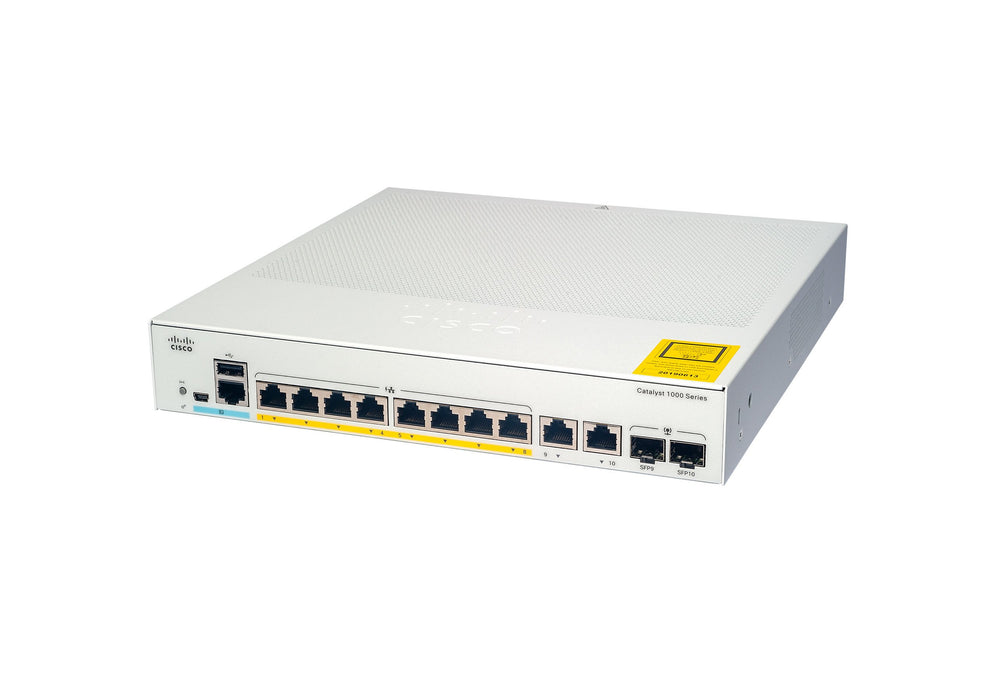 EAN 0889728248792 - Cisco Catalyst C1000-8P-2G-L switch Gestionado L2 Gigabit Ethernet (10/100/1000) Energía sobre Ethernet ( imagen 1