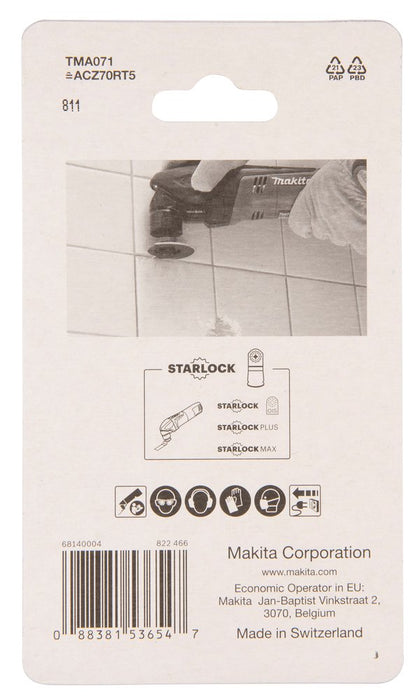 EAN 88381536547 - Makita B-65040 hoja de sierra de calar, de sierra de marquetería y de sierra recíproca Carburo de tungsteno imagen 2