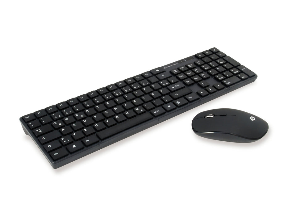 EAN 4015867208625 - Conceptronic ORAZIO01DE teclado Ratón incluido Hogar RF inalámbrico QWERTZ Alemán Negro imagen 1