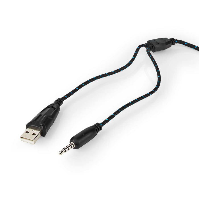 EAN 5412810411122 - Nedis GHST250BK auricular y casco Auriculares Alámbrico Diadema Juego USB tipo A Negro imagen 6