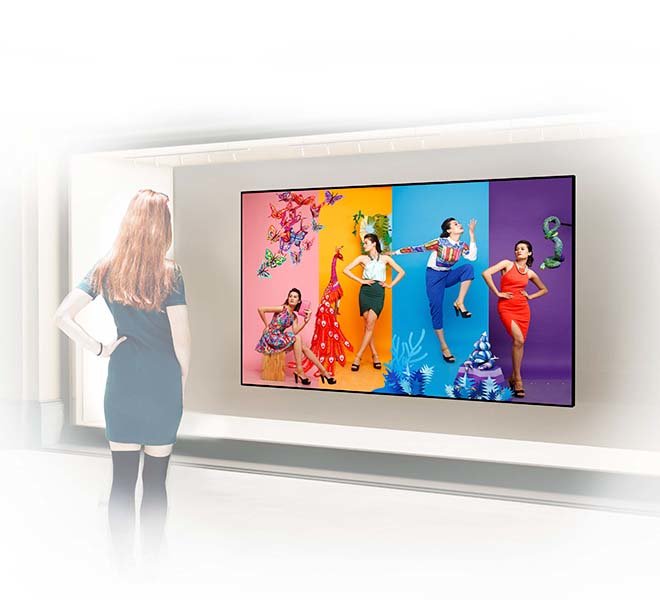 EAN 5704174953166 - B-Tech BT9920/B soporte para monitor 3,05 m (120") Pared Negro imagen 4