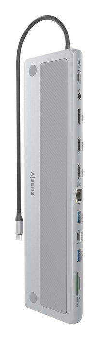 EAN 8435739902929 - AISENS ASUC-12P020-GR base para portátil y replicador de puertos Alámbrico USB 3.2 Gen 1 (3.1 Gen 1) Type imagen 3