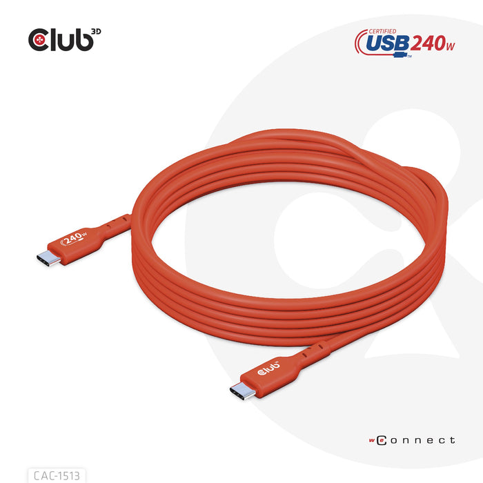 EAN 8719214472634 - CLUB3D CAC-1513 cable USB USB 2.0 USB C Naranja imagen 12