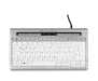 EAN 8717399991896 - BakkerElkhuizen S-board 840 teclado Oficina USB QWERTZ Alemán Gris claro, Blanco imagen 1