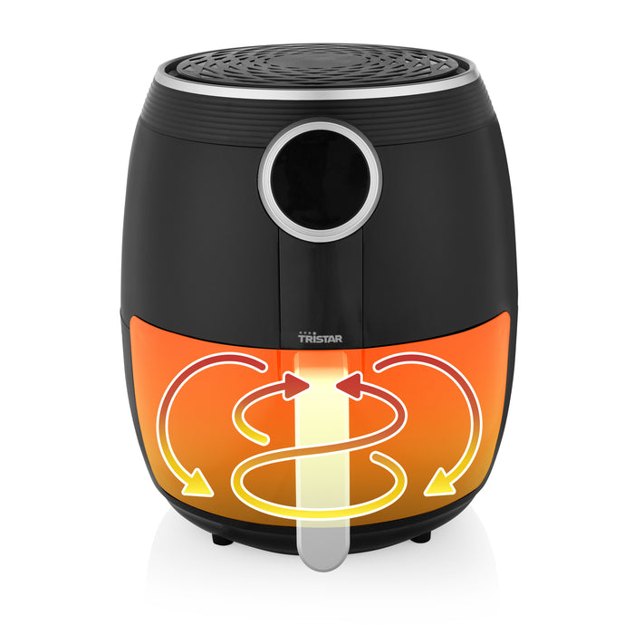 EAN 8713016097583 - Tristar FR-6956 freidora Sencillo 4,5 L Independiente 1500 W Freidora de aire caliente Negro, Plata imagen 13