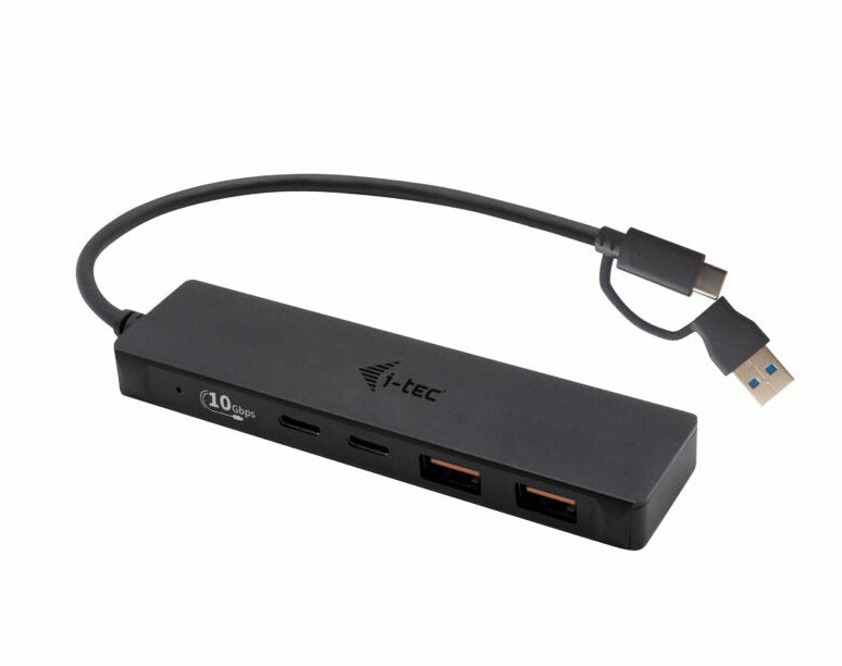 EAN 8595611703904 - i-tec Metal C31HUBMETAL2A2C hub de interfaz USB 3.2 Gen 1 (3.1 Gen 1) Type-C 10000 Mbit/s Negro imagen 2