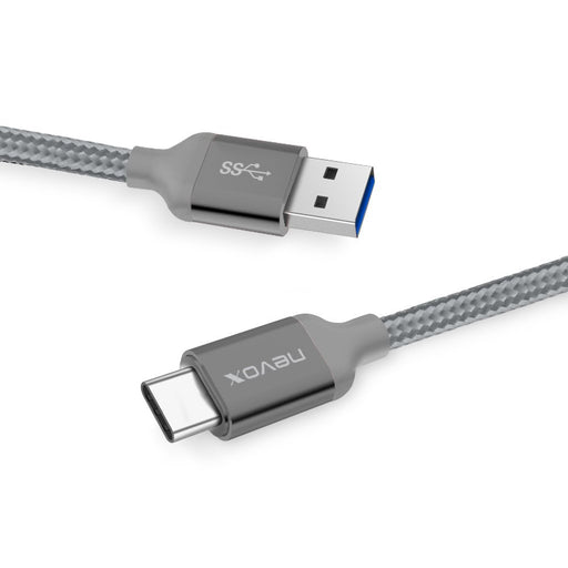 EAN 4250686404807 - nevox 1480 cable USB USB 3.2 Gen 2 (3.1 Gen 2) 2 m USB A USB C Gris imagen 2