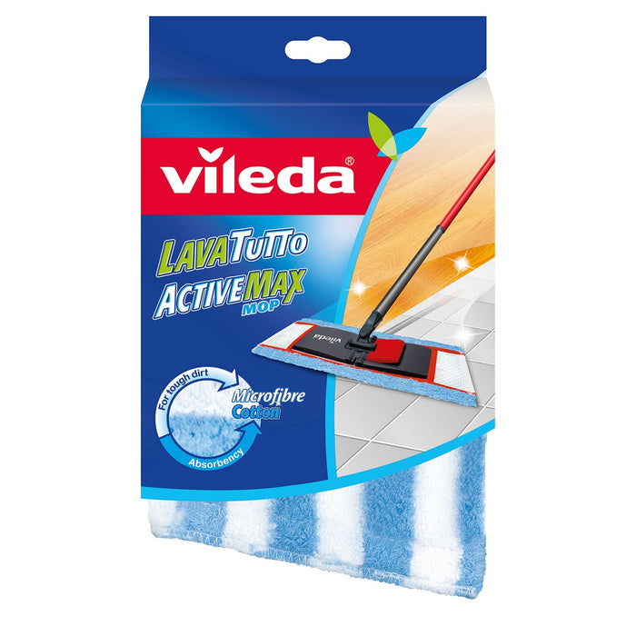 EAN 8001940006659 - Vileda 141001 accesorio para trapeador Paños húmedos para mopa Azul, Blanco imagen 1