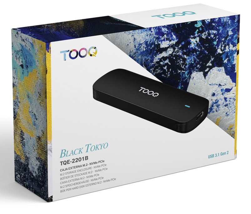 EAN 8433281013926 - TooQ TQE-2201B caja para disco duro externo Caja externa para unidad de estado sólido (SSD) imagen 4