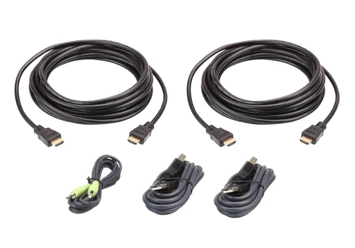 EAN 4719264647321 - ATEN 2L-7D03UHX5 cable para video, teclado y ratón (kvm) Negro imagen 1