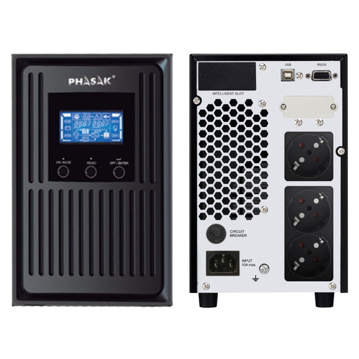 EAN 5605922004881 - Phasak PH 8020 sistema de alimentación ininterrumpida (UPS) Doble conversión (en línea) 2 kVA 1800 W 3 sa imagen 2
