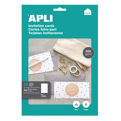 EAN 8410782179016 - APLI 17901 invitación para fiesta imagen 1