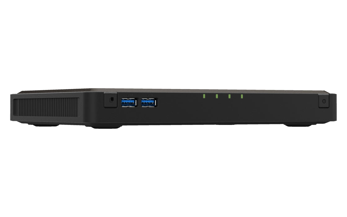 EAN 4713213519974 - QNAP TBS-464 NAS Escritorio Intel® Celeron® N5105 8 GB DDR4 0 TB QNAP Turbo System Negro imagen 4