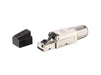 EAN 4015867233894 - Equip 121172 conector RJ-45 Negro, Acero inoxidable imagen 1