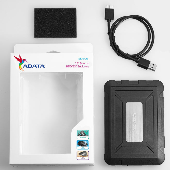 EAN 4713218463234 - ADATA ED600 Carcasa de disco duro/SSD Negro 2.5" imagen 6