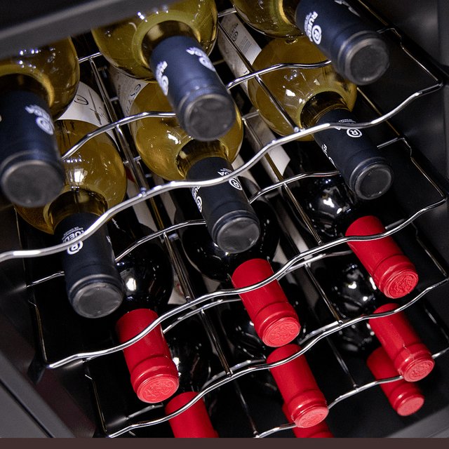 EAN 8435771906794 - Cecotec A01_EU01_100135 enfriador de vino Nevera de vino termoeléctrico Independiente Negro 15 botella(s) imagen 3