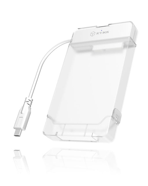 EAN 4250078163251 - ICY BOX IB-AC703-C Carcasa de disco duro/SSD Translúcido, Blanco 2.5" imagen 1