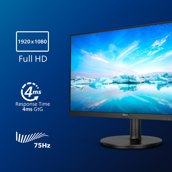 EAN 8712581772086 - Philips V Line 271V8LA/00 LED display 68,6 cm (27") 1920 x 1080 Pixeles Full HD Negro imagen 4