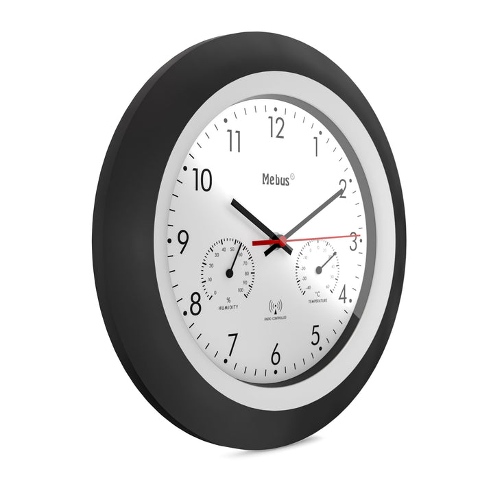 EAN 4007218194497 - Mebus 19449 reloj de mesa o pared Reloj digital Alrededor Negro, Blanco imagen 3