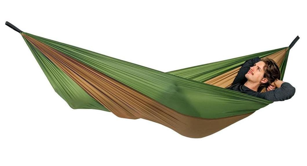 EAN 4030454006323 - AMAZONAS Adventure Hammock Hamaca colgante 1 personas(s) Nylon, Antidesgarros Marrón, Verde imagen 4