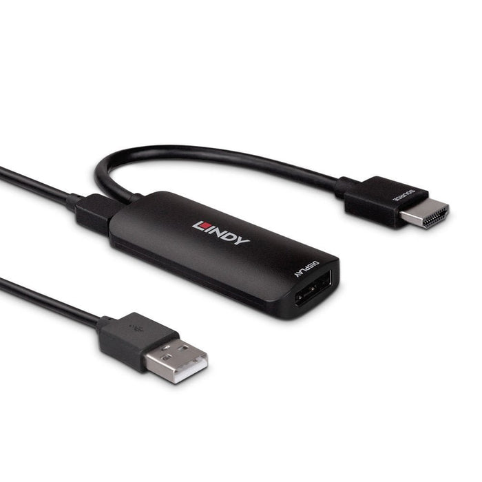 EAN 4002888383295 - Lindy 38329 adaptador de cable de vídeo 0,157 m HDMI tipo A (Estándar) DisplayPort Negro imagen 5